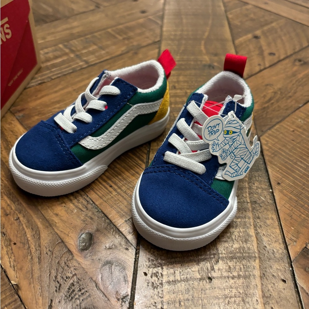 Vans Kids Sneakers - Blue, Green, Yellow, Red